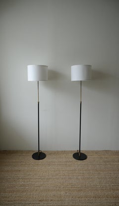 A pair of Swedish Floor Lamps designed by HW Armatur, ca 1940