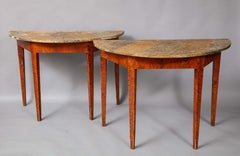 Pair of Swedish Gustavian Console Tables