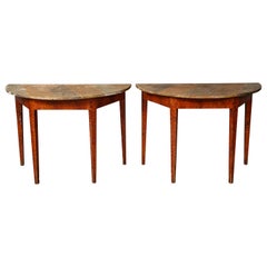 Pair of Swedish Gustavian Console Tables