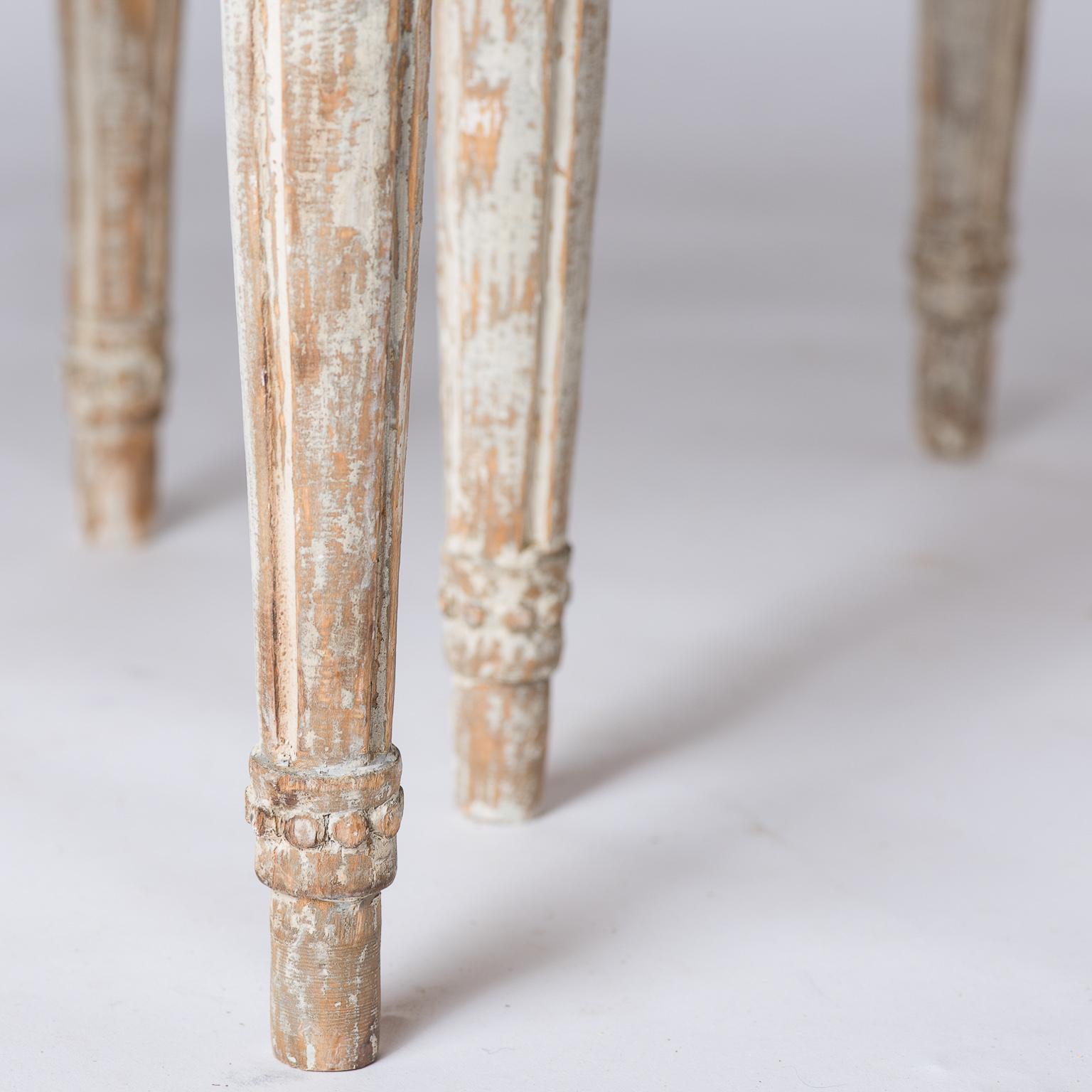 Pine Pair of Swedish Gustavian Period Footstools, circa 1780 For Sale