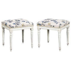 A Pair of Swedish Gustavian Stools