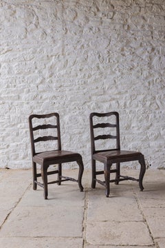 A Pair of Swedish Hall Chairs