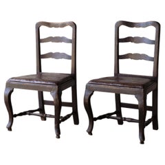 A Pair of Swedish Hall Chairs