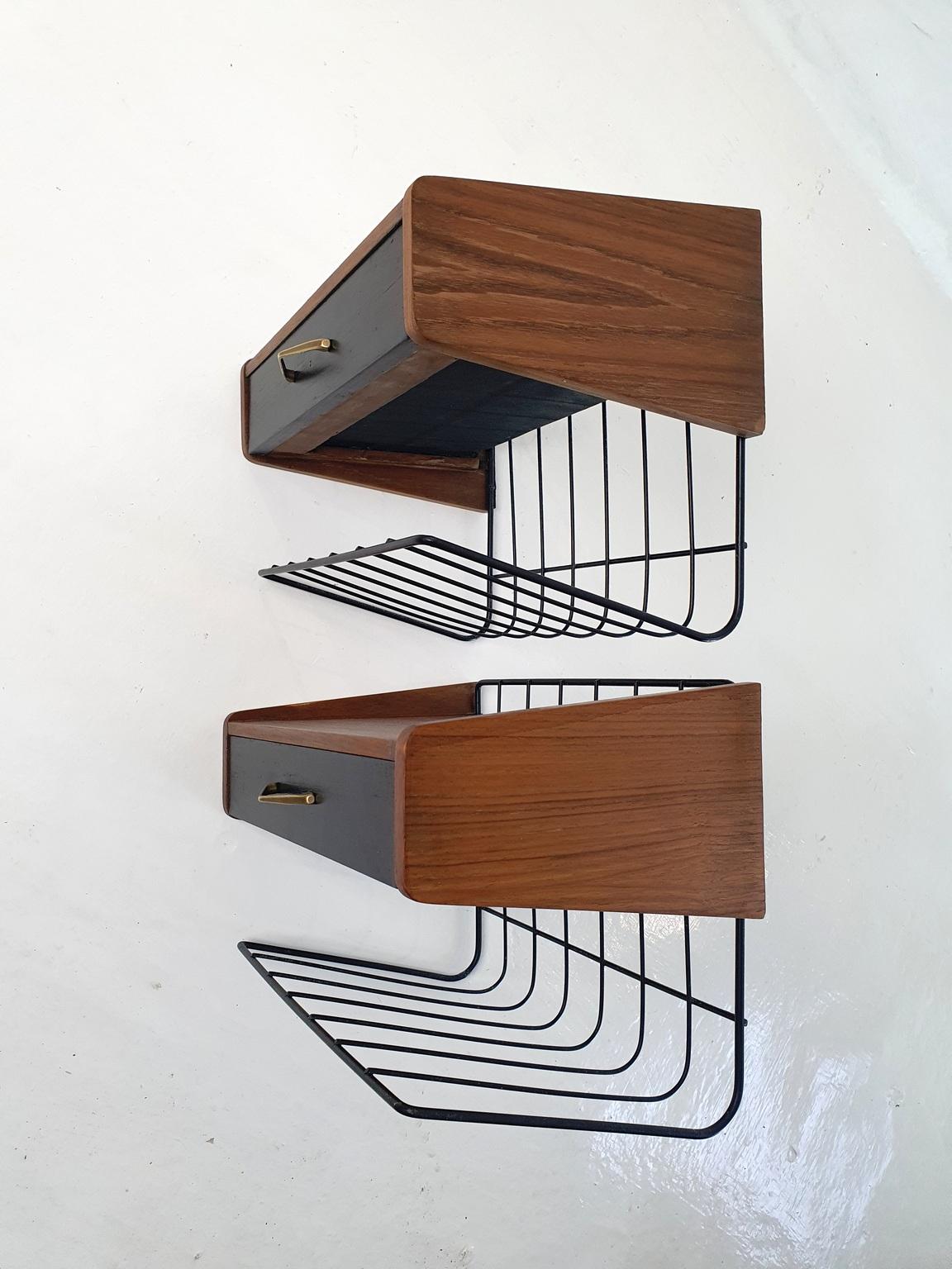 A Pair of Swedish Mid Century Nightstands by Ulferts 6