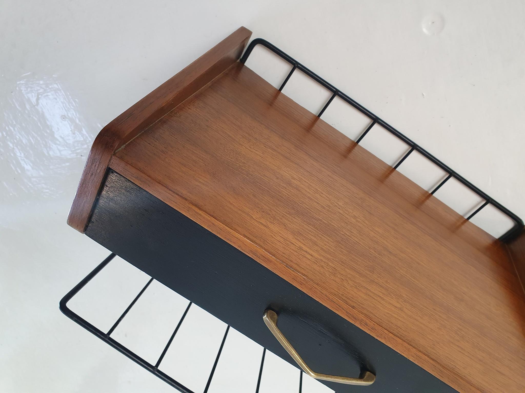 20th Century A Pair of Swedish Mid Century Nightstands by Ulferts