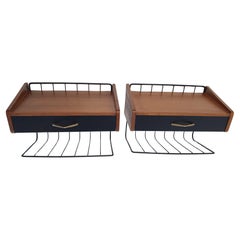 A Pair of Swedish Mid Century Nightstands by Ulferts