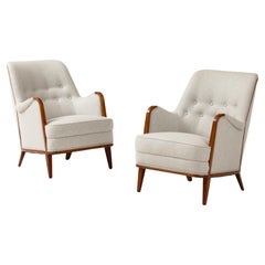 A Pair of Swedish Modern Bodafors Armchairs, Circa 1940