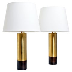 Pareja de lámparas de mesa modernas suecas, Model 8397, Boréns, años 60