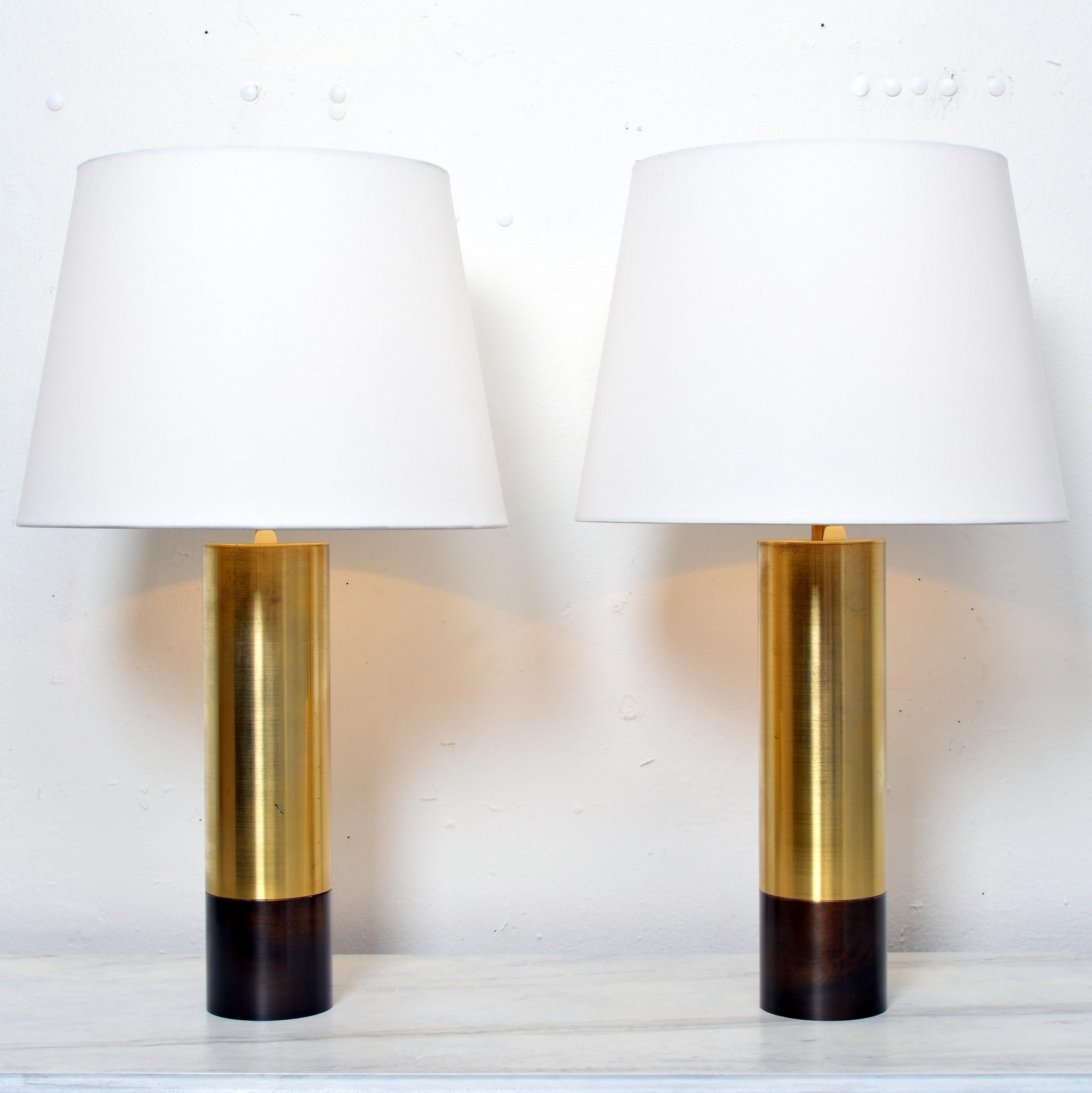 Paire de lampes de table modernes suédoises, Model No No 8397, Boréns, 1960 Bon état - En vente à Stockholm, SE