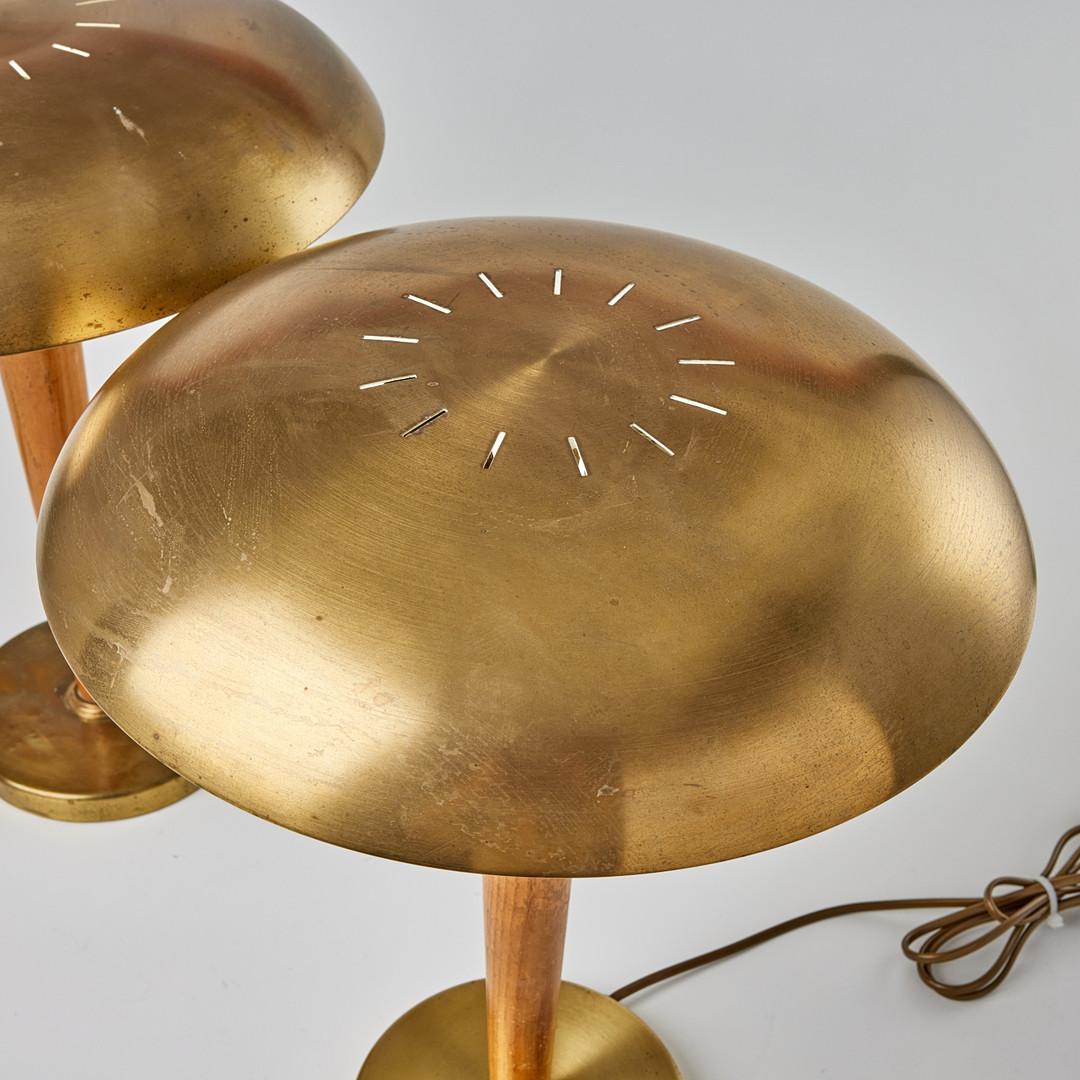 A Pair of Swedish Modern Table Lamps, Model 8406, Boréns, 1940s For Sale 3