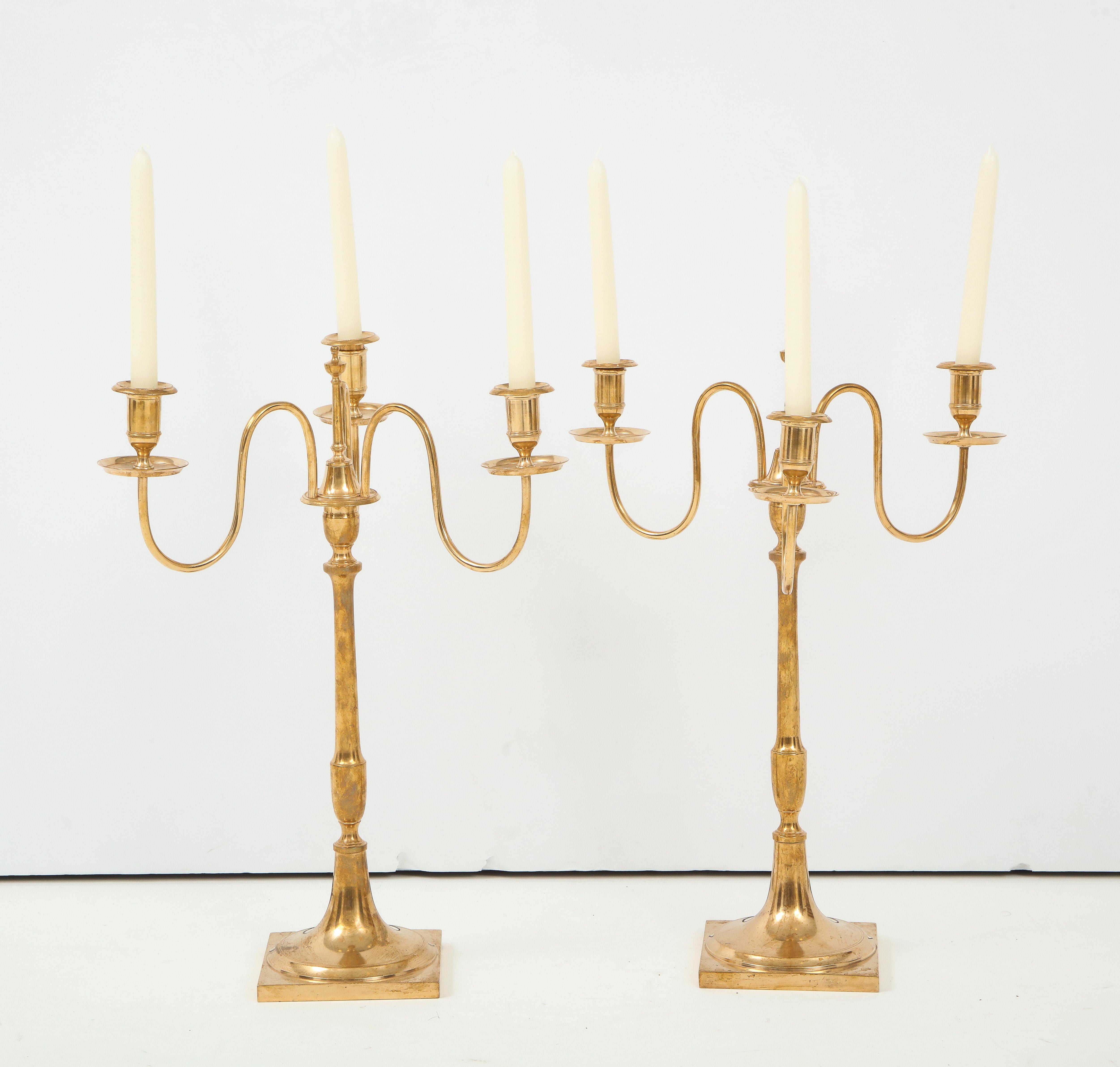 brass candleabra