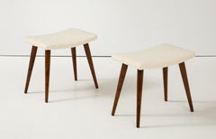 A Pair of Swedish Stools, Circa 1960s