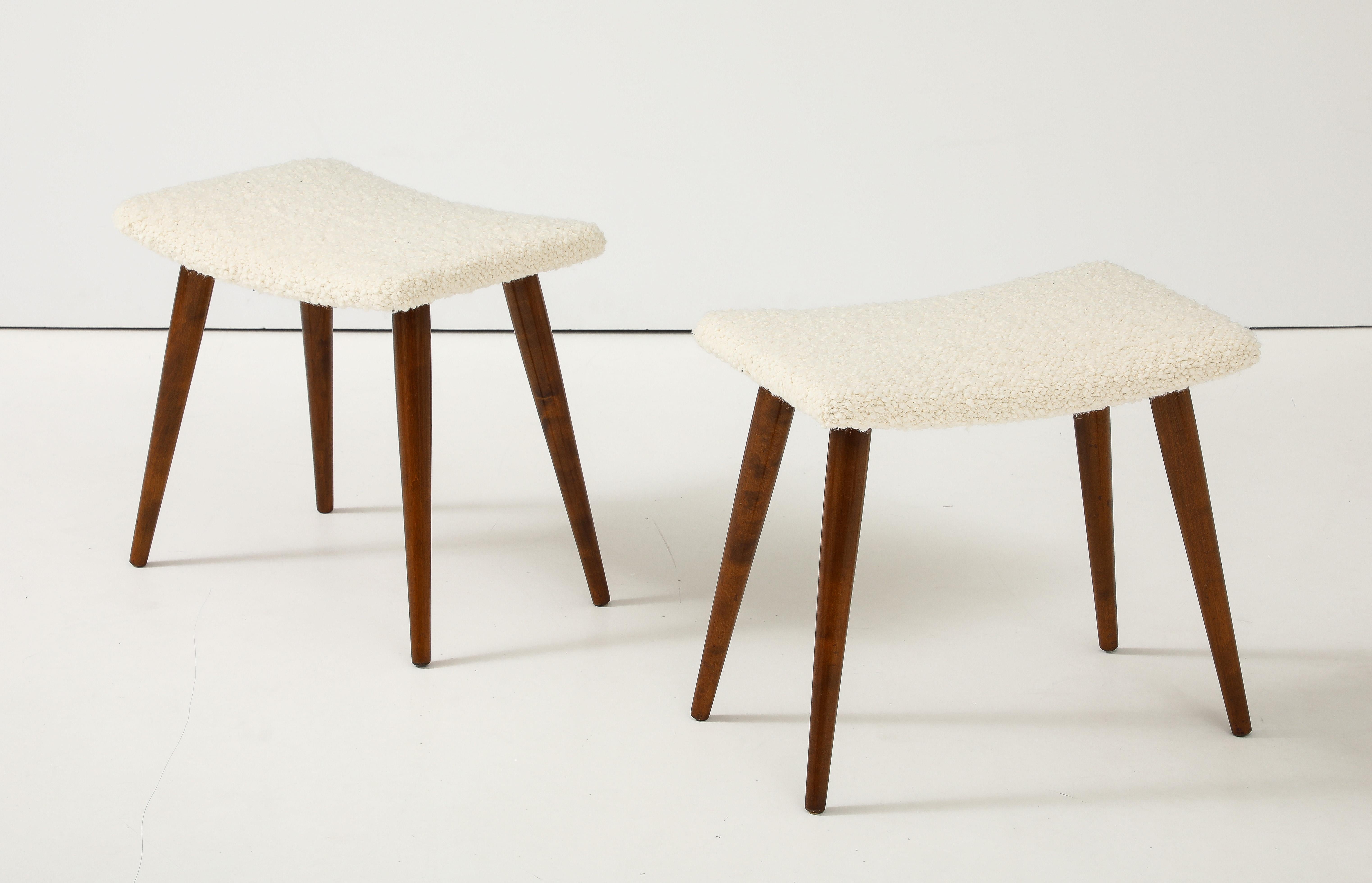 Mid-20th Century A Pair of Swedish Stools, Circa 1960s For Sale