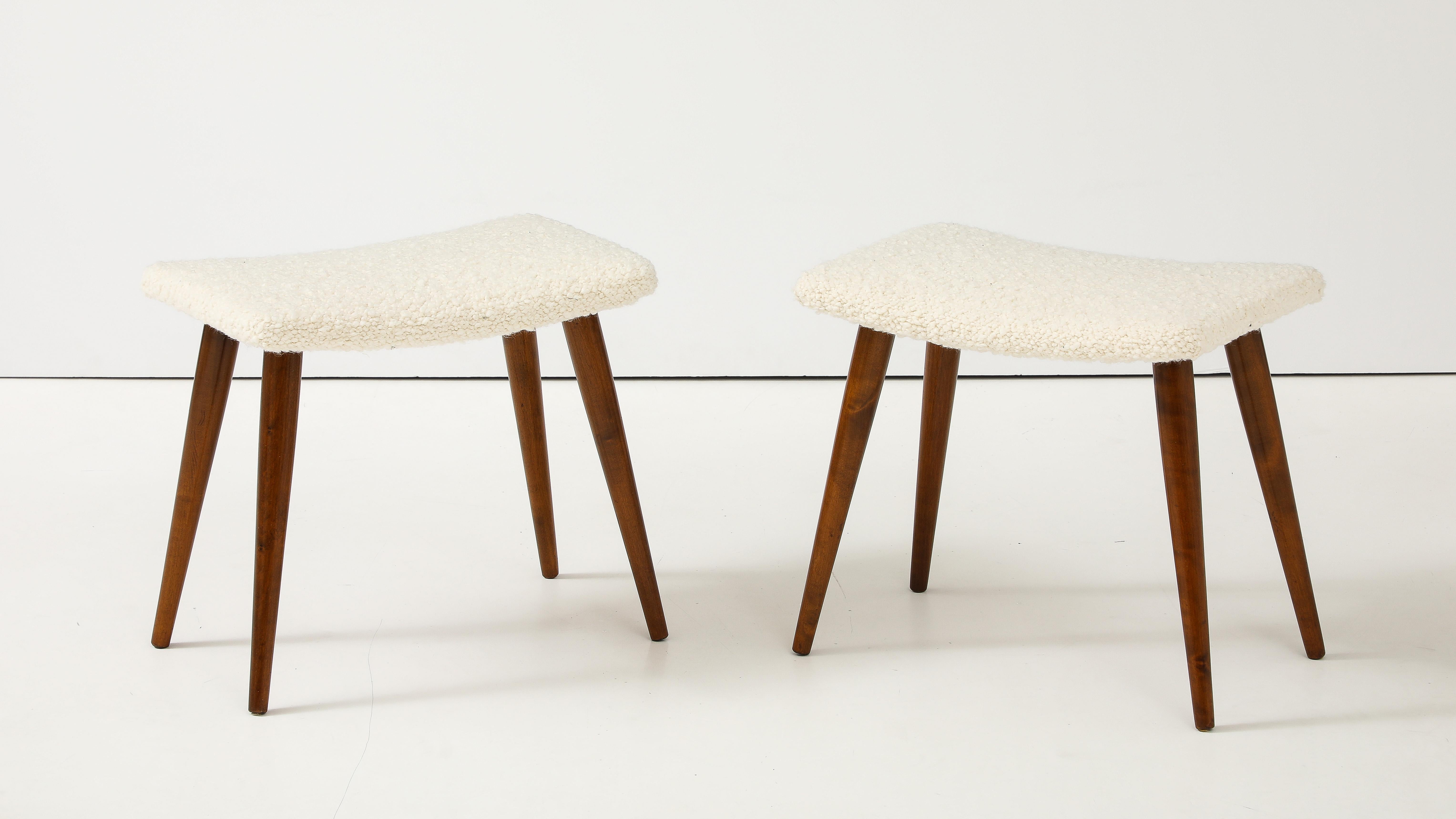A Pair of Swedish Stools, Circa 1960s For Sale 3