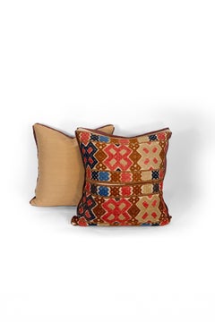A Pair of Swedish Tapestry Cushions