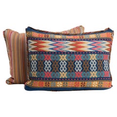 A Pair of Swedish Tapestry Cushions