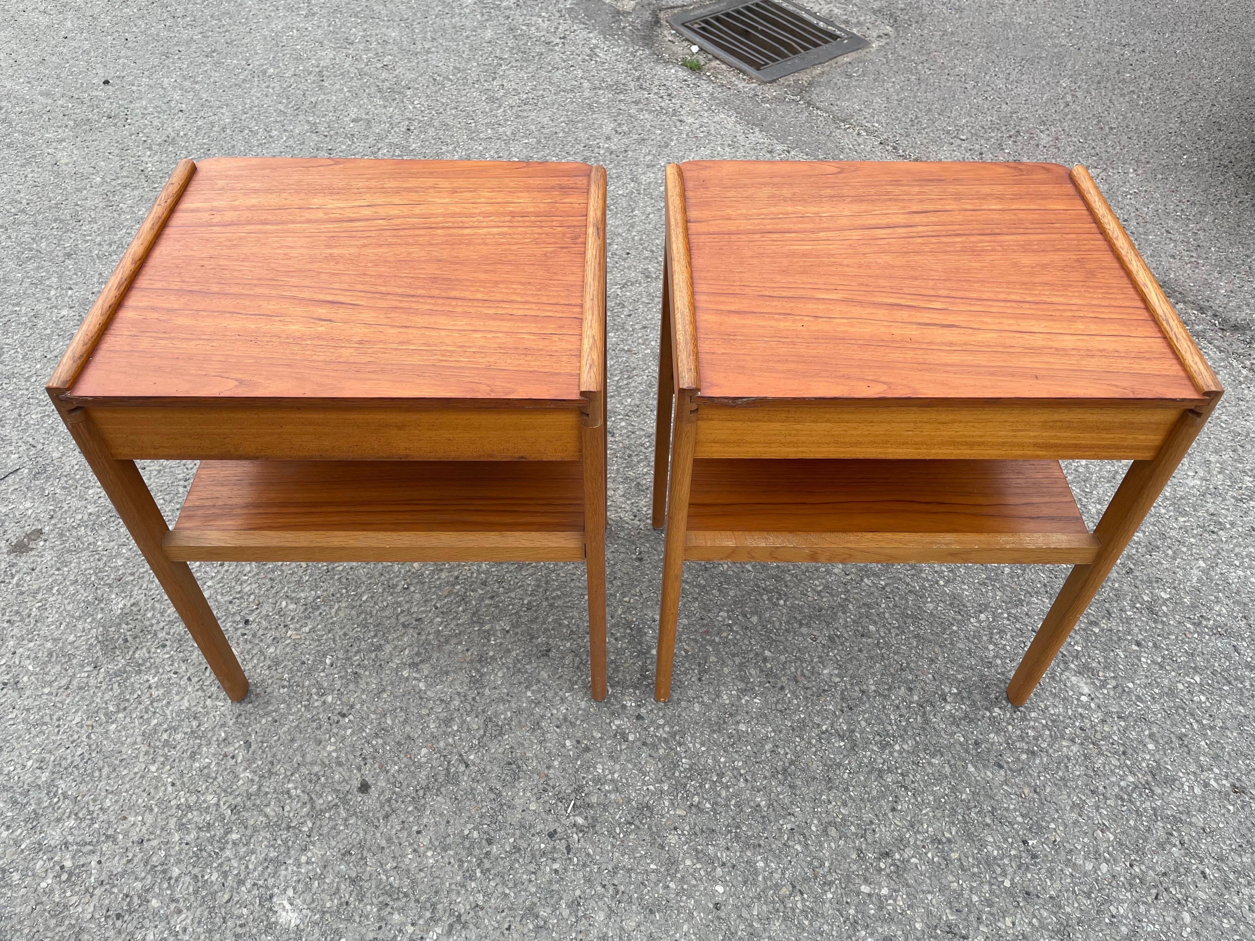 Danish A pair of Swedish teak nightstands from Ahlqvist Brothers from the 1960´s For Sale