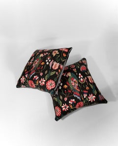 A Pair of Swedish Textile Cushions