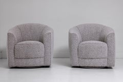 Pair of Swiveling Tub Chairs