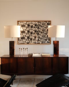 A pair of table lamps by Aldo Tura, Italy, c. 1960s.