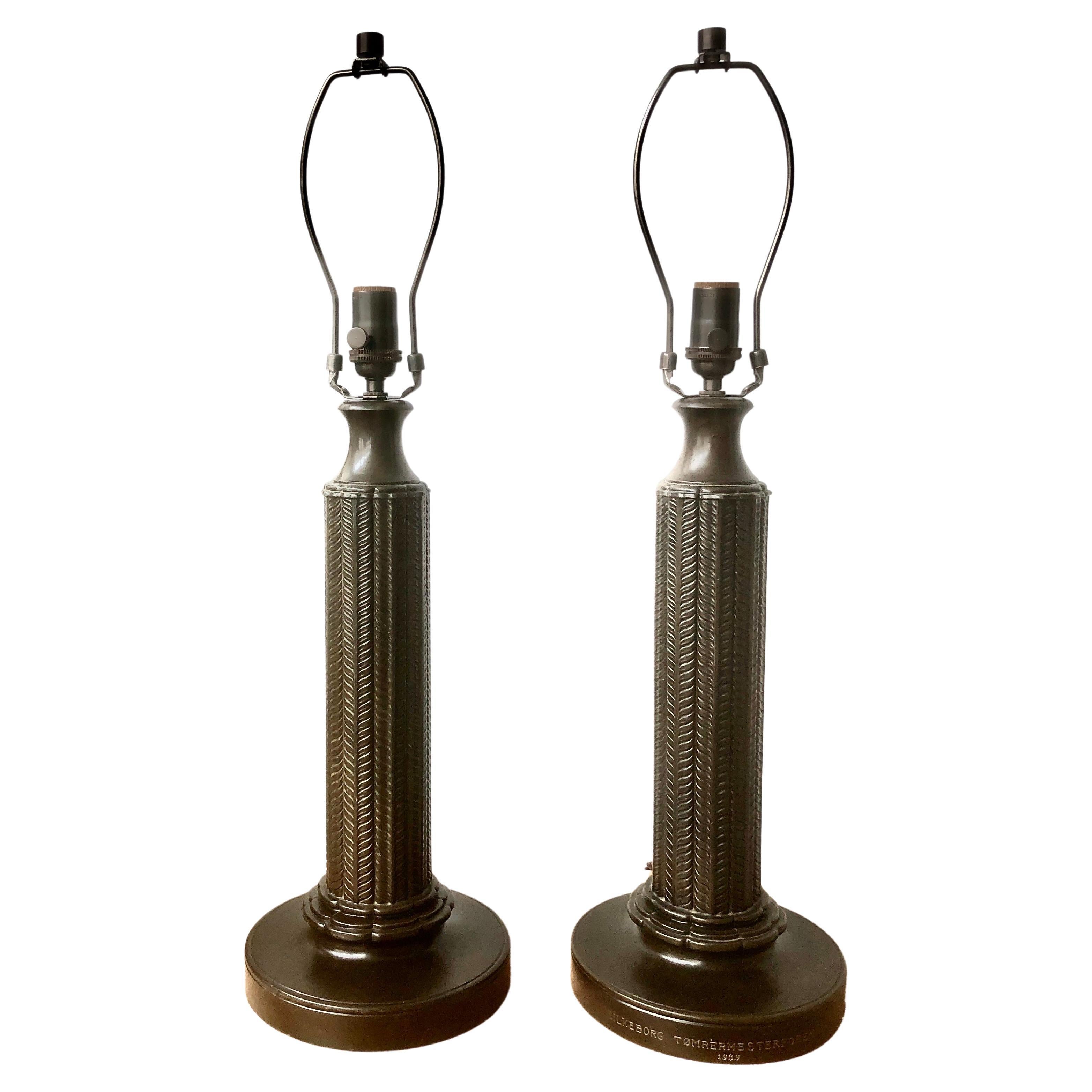 Pair of Table Lamps by Just Andersen