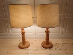 Ein Paar Tischlampen LUXUS Uno & Östen Kristiansson 60er 70er Jahre Mid Century modern