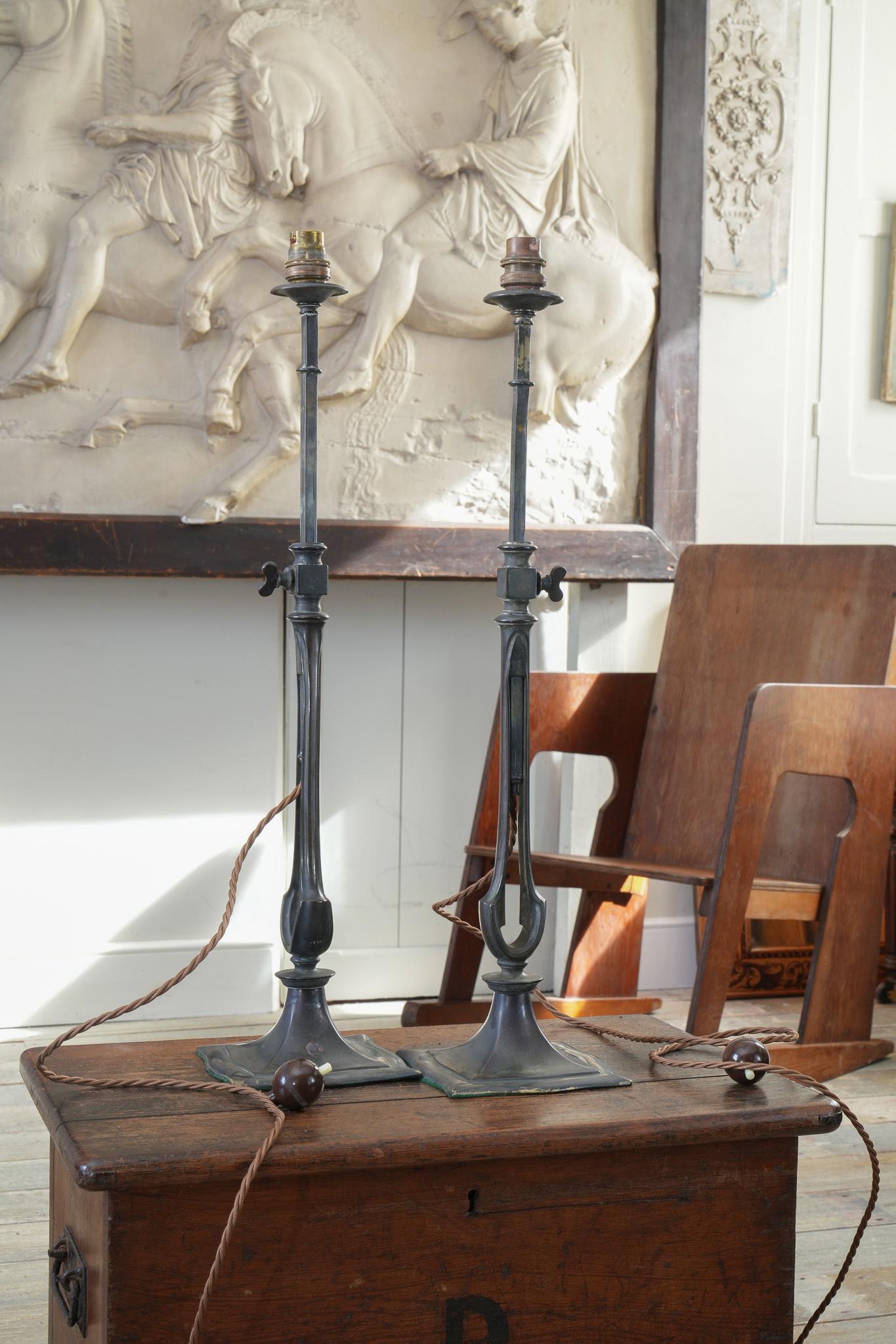 A Pair of Table Lights by F & C Osler For Sale 2