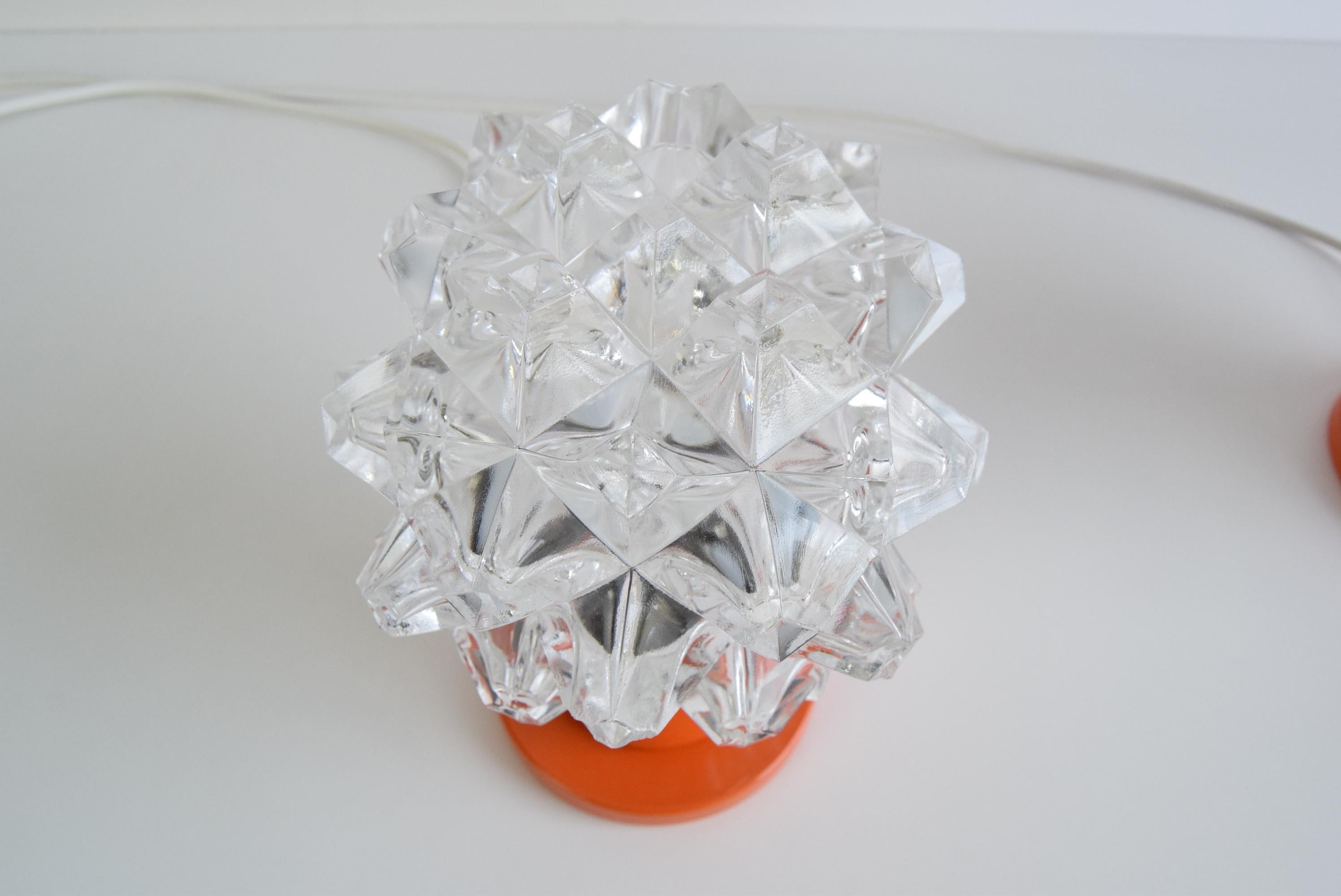 Czech A pair of table or wall lamps from the middle of the century/ Kamenický Šenov For Sale