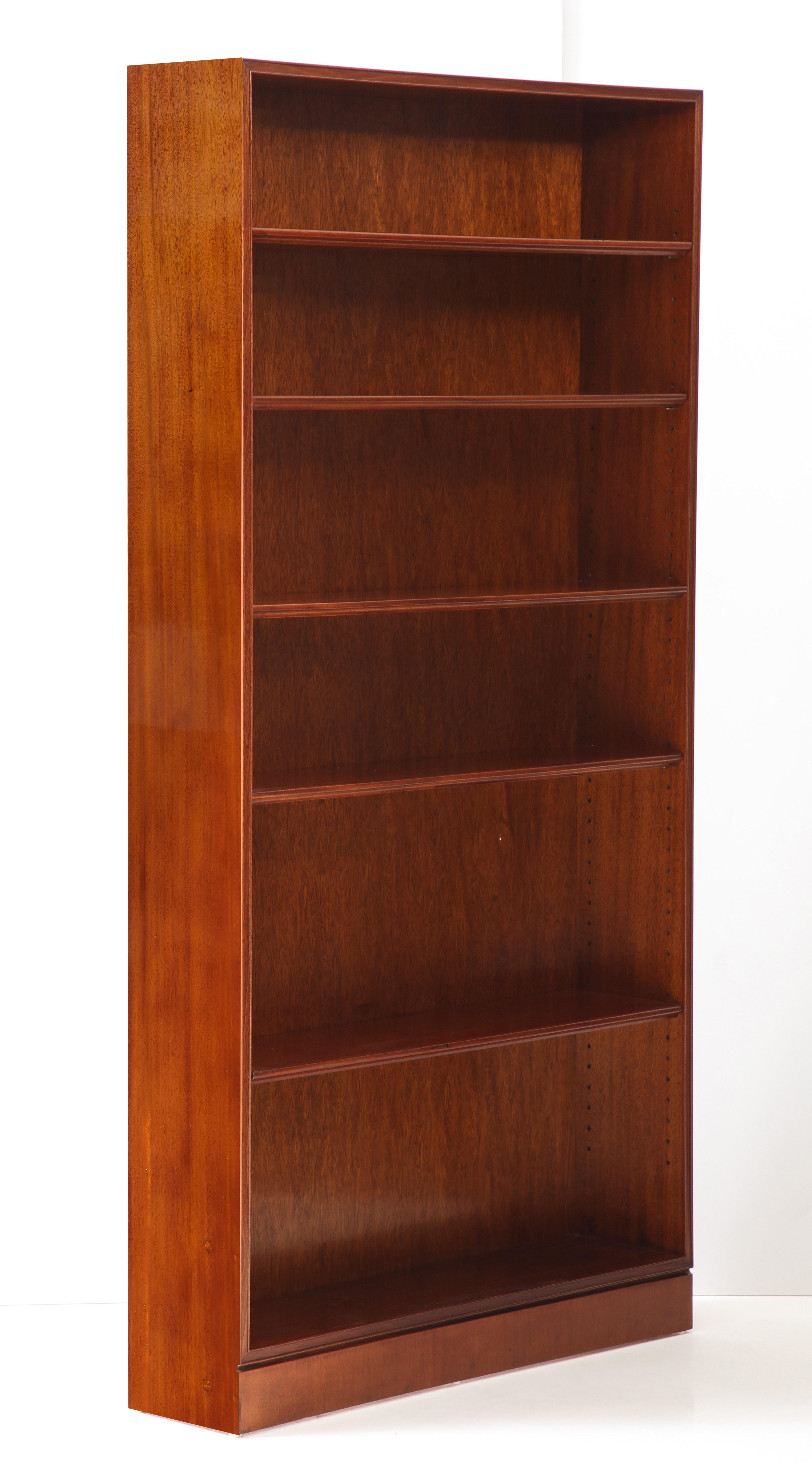 Pair of Tall Frits Henningsen Bookcases, circa 1940 3
