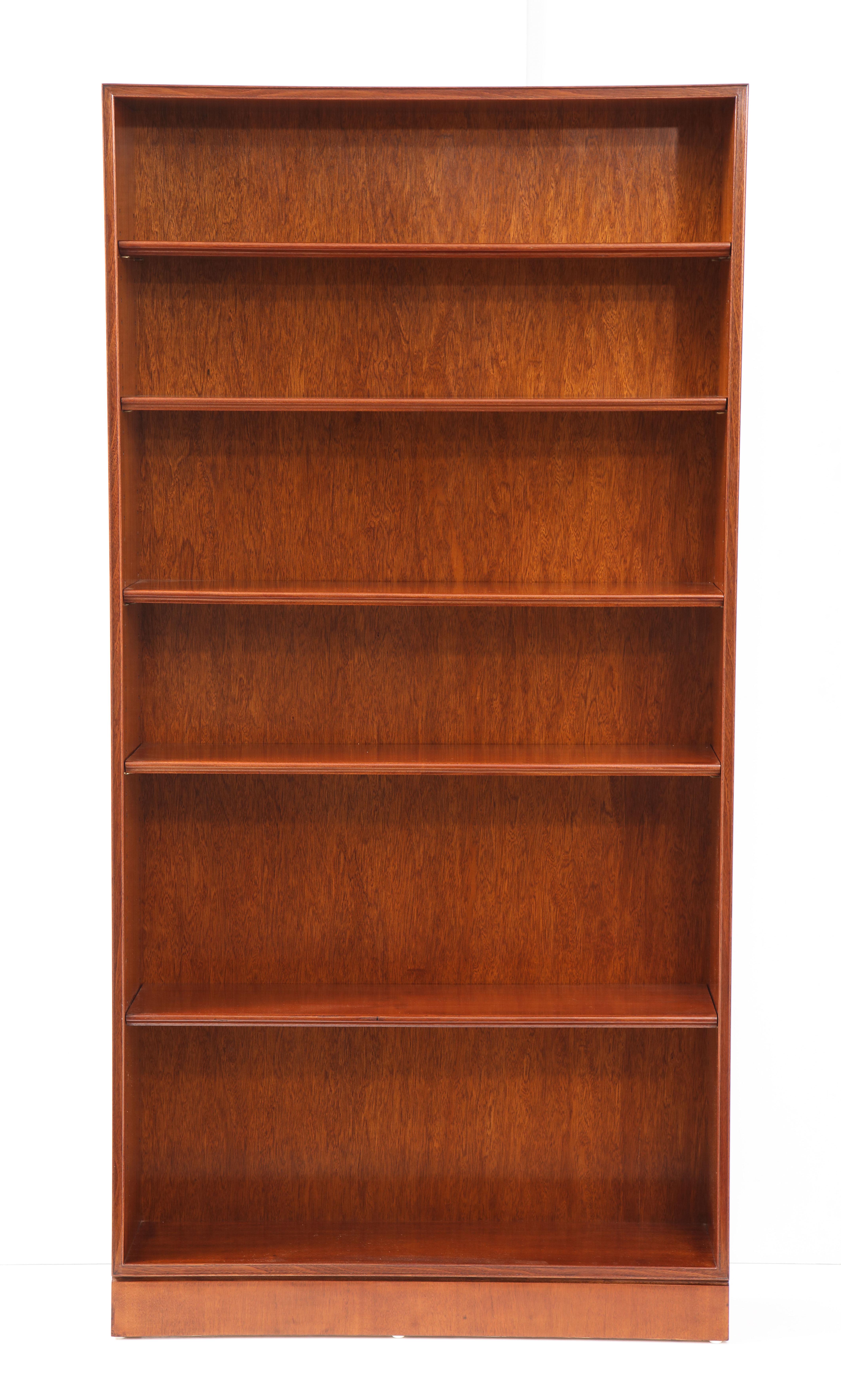 Pair of Tall Frits Henningsen Bookcases, circa 1940 1