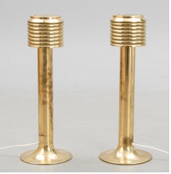 A pair of tall table lamps by Hans Agne Jakobsson