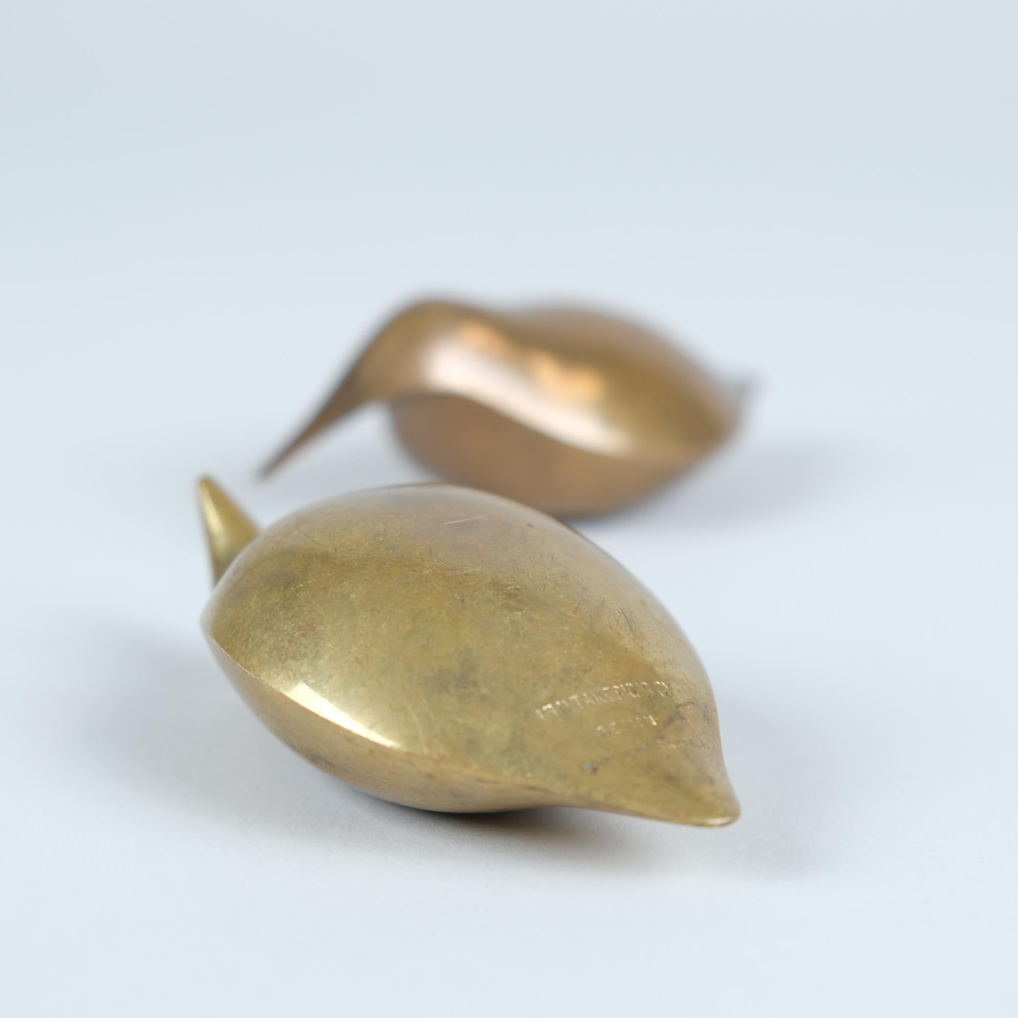 A Pair of Tapio Wirkkala Bronze Bird Sculptures, Kultakeskus Hämeenlinna, 1970s For Sale 2