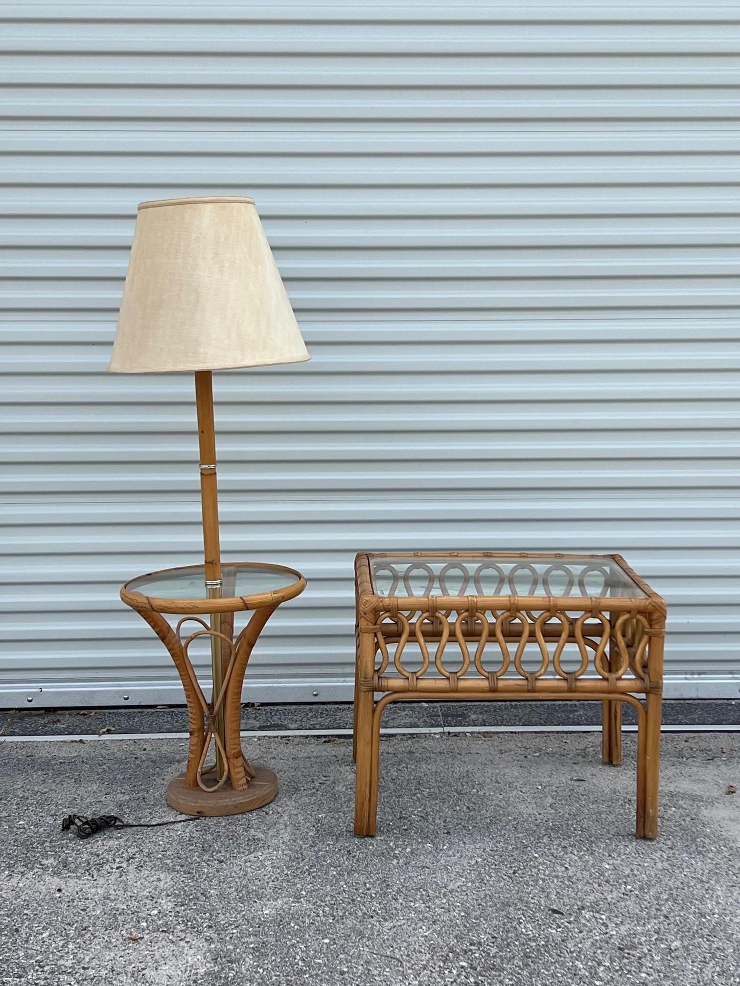 A Pair Of Three Seat Rattan Sofas For Sale 10