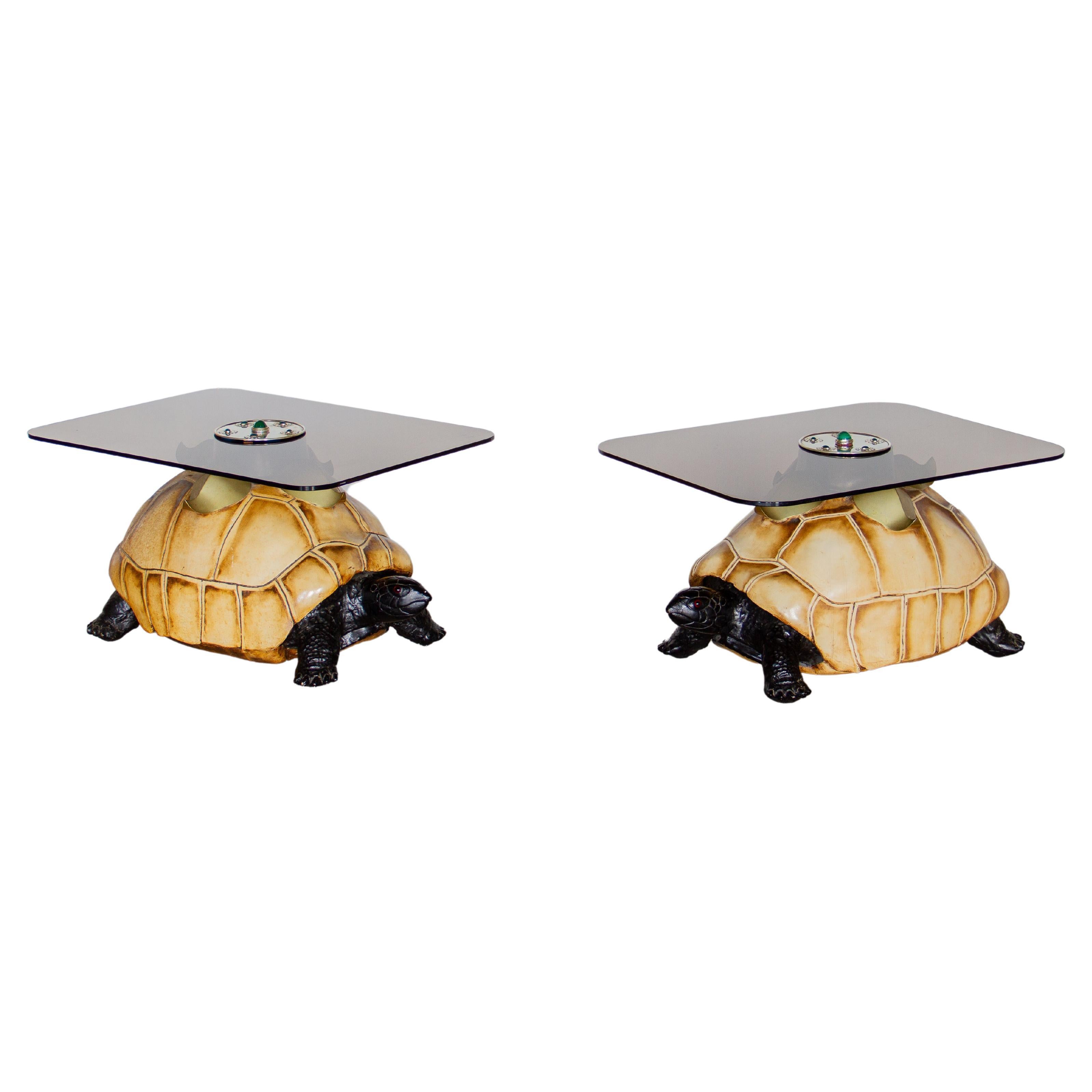 Pair of Tortoise Coffee Tables by Anthony Redmile, 1970s