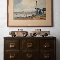 A Pair of Toy Pickup Trucks, 1950-60s