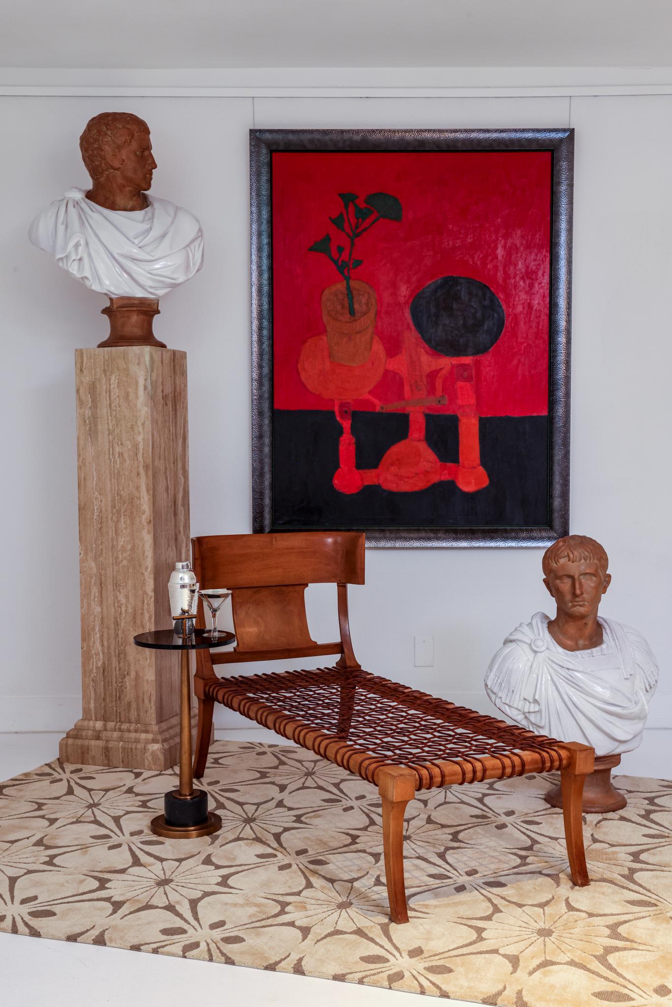 Pair of Travertine Pedestals For Sale 3