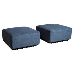 A pair of Trico ottomans from the Trico series by Ammannati & Vitelli for Brunat