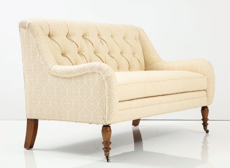 Pair of Tufted Loveseats For Sale at 1stDibs