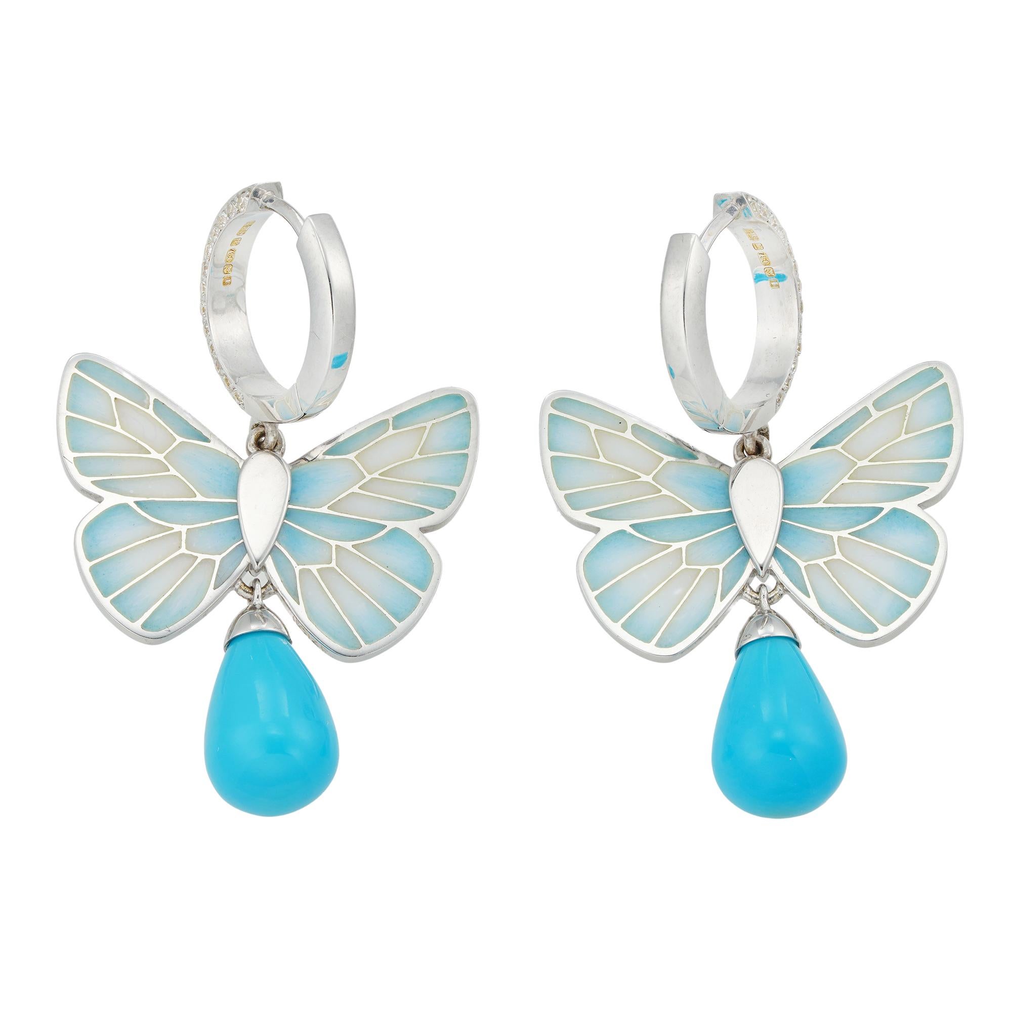 tiffany butterfly earrings