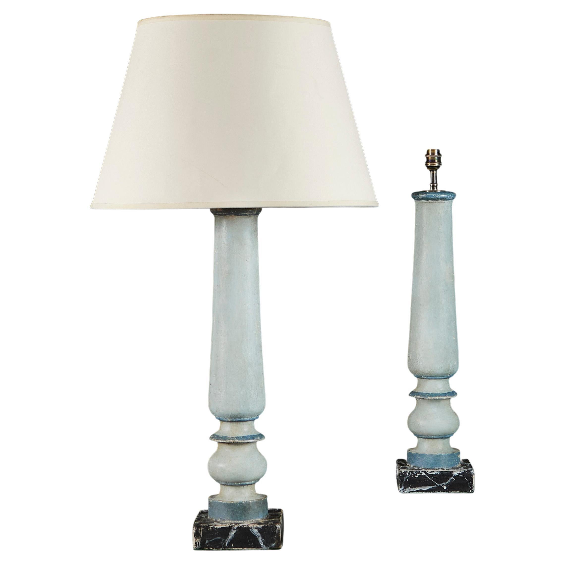 Pair of Tuscan Baluster Lamps