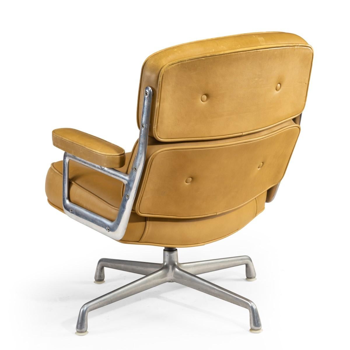 English A pair of swivel “Time Life Chairs” designed by Charles & Ray Eames for Herman M