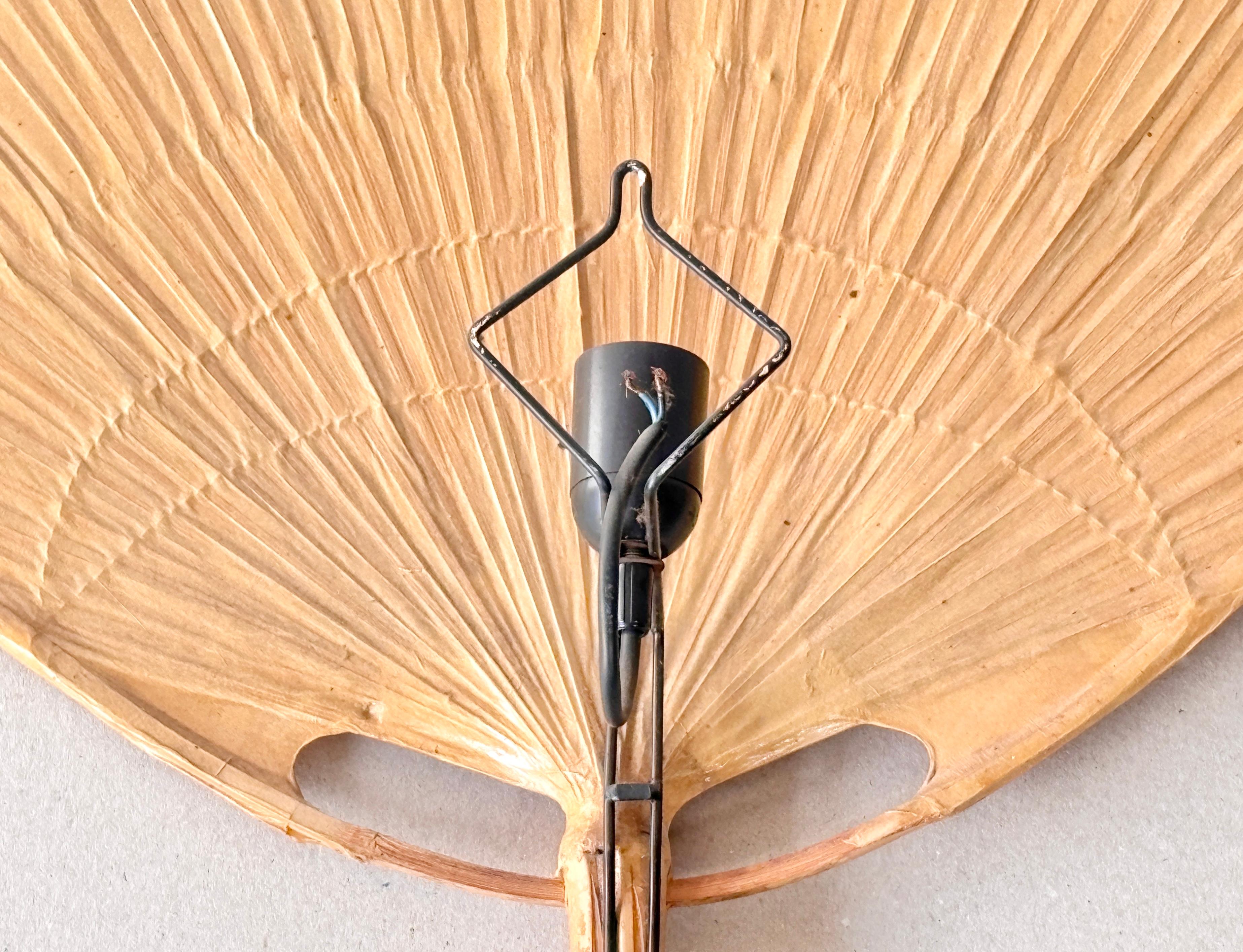 Paire d'appliques Uchiwa conçues par Ingo Maurer pour M Design, 1973 en vente 10