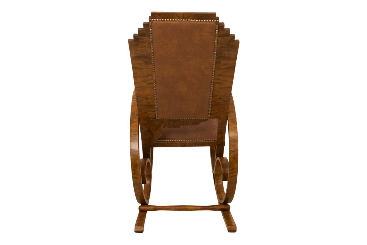 20th Century A pair of unique rocking chairs, Poland, second half of the 20th century. For Sale