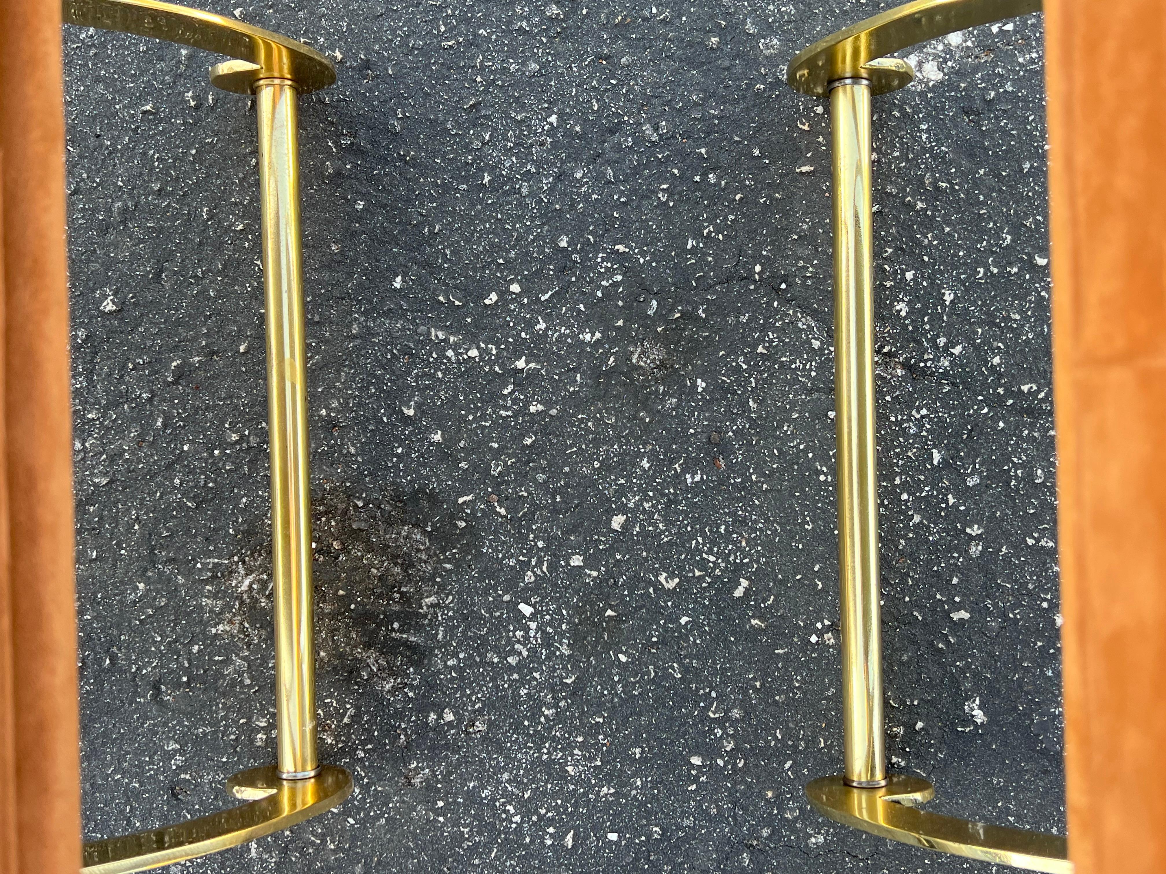 Brass A Pair Of Unusual Benches By John Vesey ca' 1960's For Sale