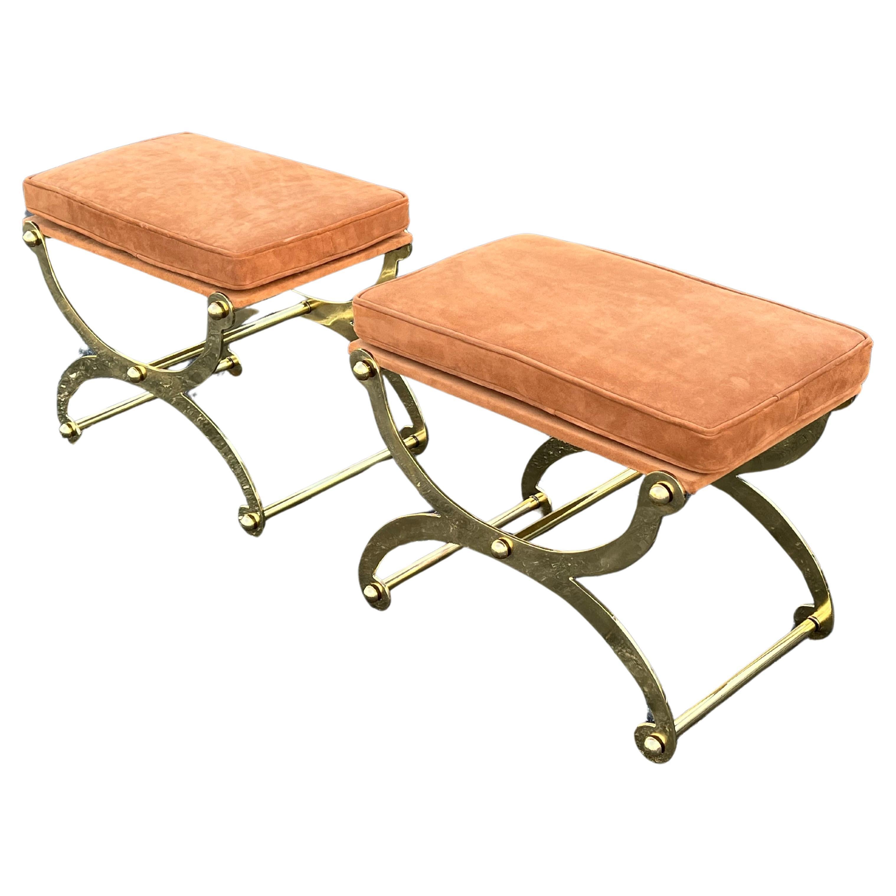 A Pair Of Unusual Benches By John Vesey ca' 1960's