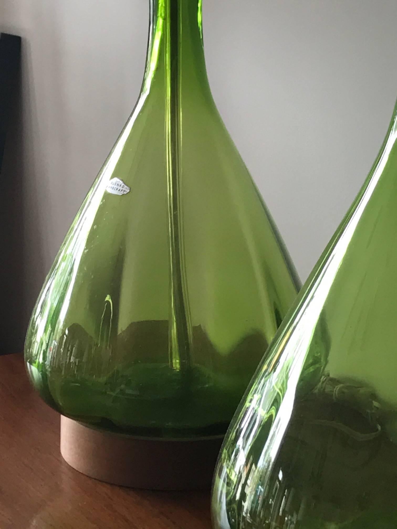 olive green lamps