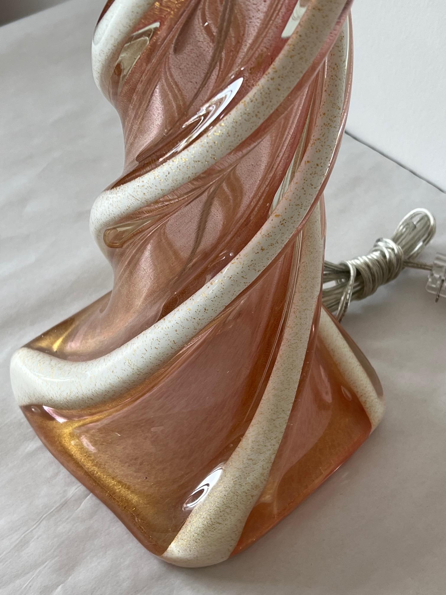 Ein Paar ungewöhnliche Murano-Glas-Lampen im Angebot 1
