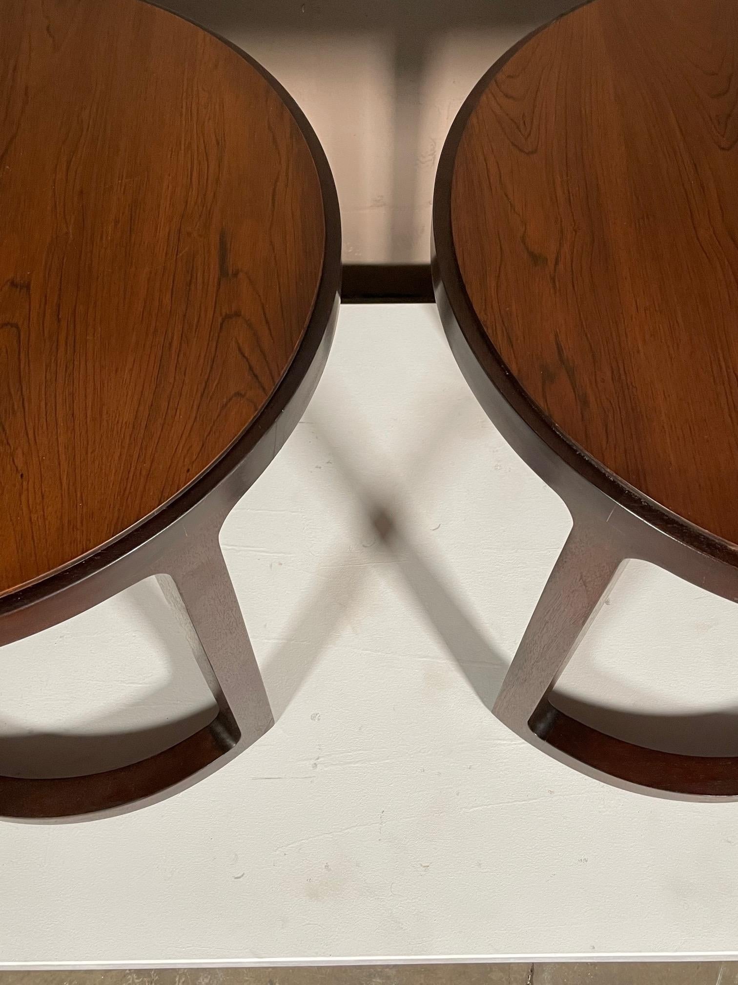 Pair of Unusual Side Tables by Dunbar 2