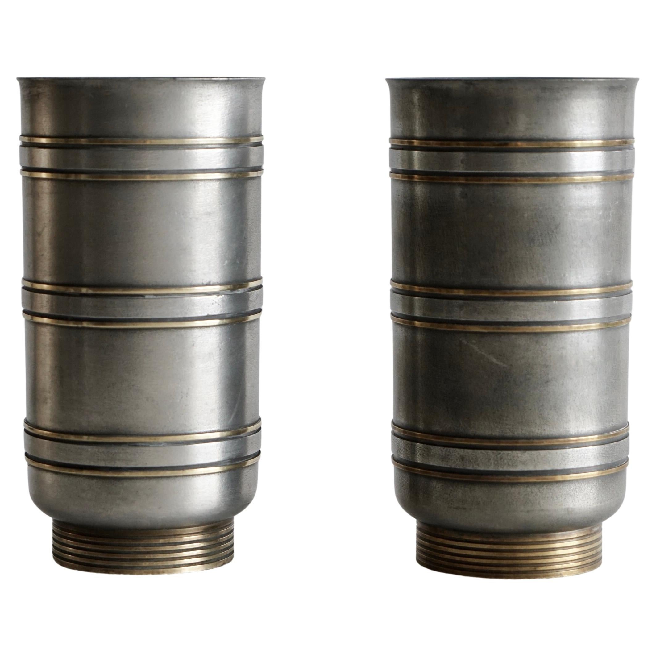 A pair of vases by Edvin Ollers For Sale