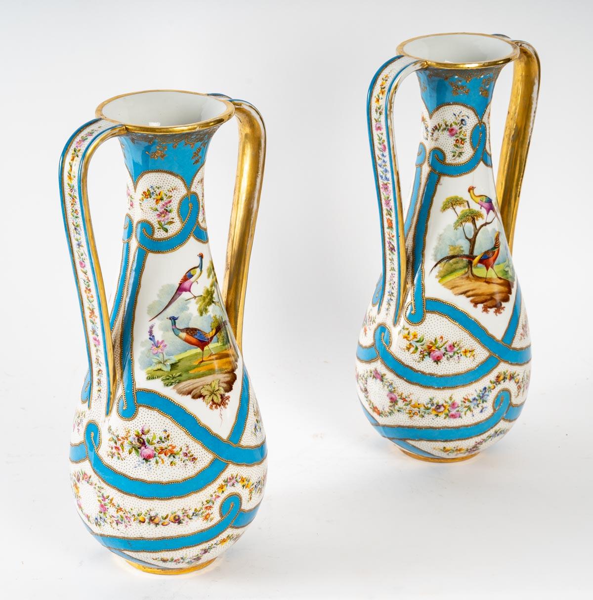 Pair of Vases, Porcelain of Paris 3